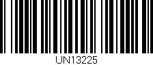 Código de barras (EAN, GTIN, SKU, ISBN): 'UN13225'