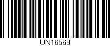Código de barras (EAN, GTIN, SKU, ISBN): 'UN16569'