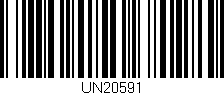 Código de barras (EAN, GTIN, SKU, ISBN): 'UN20591'