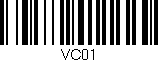 Código de barras (EAN, GTIN, SKU, ISBN): 'VC01'