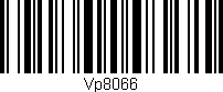 Código de barras (EAN, GTIN, SKU, ISBN): 'Vp8066'