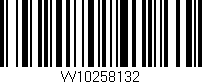 Código de barras (EAN, GTIN, SKU, ISBN): 'W10258132'