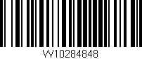 Código de barras (EAN, GTIN, SKU, ISBN): 'W10284848'