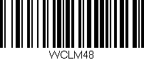 Código de barras (EAN, GTIN, SKU, ISBN): 'WCLM48'