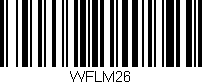 Código de barras (EAN, GTIN, SKU, ISBN): 'WFLM26'