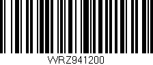 Código de barras (EAN, GTIN, SKU, ISBN): 'WRZ941200'