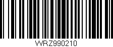 Código de barras (EAN, GTIN, SKU, ISBN): 'WRZ990210'