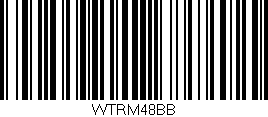Código de barras (EAN, GTIN, SKU, ISBN): 'WTRM48BB'