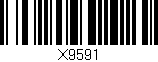 Código de barras (EAN, GTIN, SKU, ISBN): 'X9591'