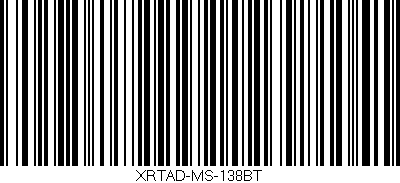Código de barras (EAN, GTIN, SKU, ISBN): 'XRTAD-MS-138BT'