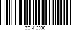 Código de barras (EAN, GTIN, SKU, ISBN): 'ZEN12930'