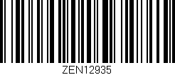 Código de barras (EAN, GTIN, SKU, ISBN): 'ZEN12935'