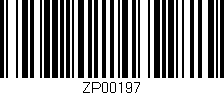 Código de barras (EAN, GTIN, SKU, ISBN): 'ZP00197'