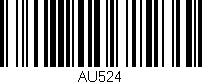 Código de barras (EAN, GTIN, SKU, ISBN): 'au524'