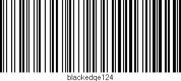Código de barras (EAN, GTIN, SKU, ISBN): 'blackedge124'