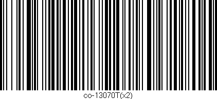 Código de barras (EAN, GTIN, SKU, ISBN): 'co-13070T(x2)'