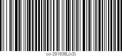 Código de barras (EAN, GTIN, SKU, ISBN): 'co-291838L(x3)'