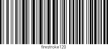 Código de barras (EAN, GTIN, SKU, ISBN): 'firestroke120'