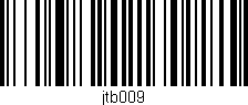 Código de barras (EAN, GTIN, SKU, ISBN): 'jtb009'