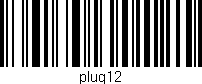 Código de barras (EAN, GTIN, SKU, ISBN): 'plug12'