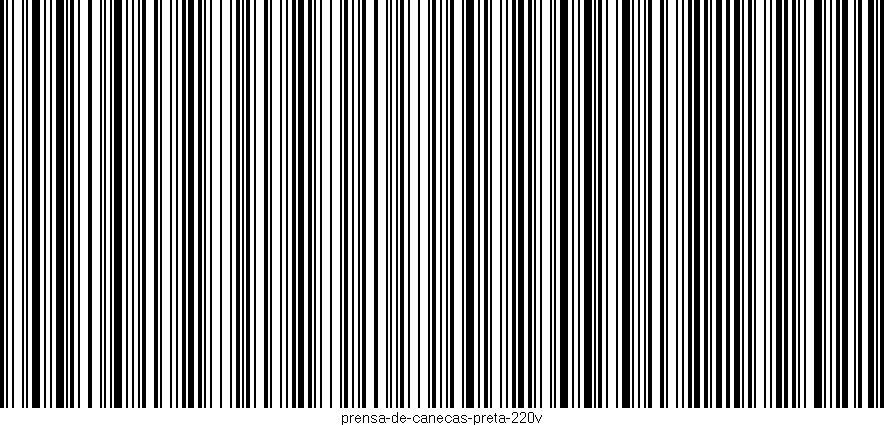 Código de barras (EAN, GTIN, SKU, ISBN): 'prensa-de-canecas-preta-220v'