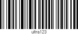 Código de barras (EAN, GTIN, SKU, ISBN): 'ultra123'