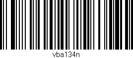 Código de barras (EAN, GTIN, SKU, ISBN): 'vba134n'