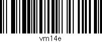 Código de barras (EAN, GTIN, SKU, ISBN): 'vm14e'