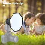 20 cm Octagon Softbox Studio Flash Difusor de Luz Dobrável Speedlight Universal para Câmera Foto Fotografia Vídeo
