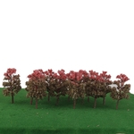 20 Pçs Abies Holophylla Modelo árvores Layout Trem Paisagem Ferroviária 1:150