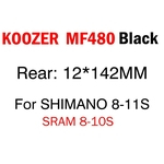 2019 koozer MF480 Frente cubo traseiro Set 2/4 Rolamentos 24T Ratchet 32 ¿¿buracos Quick Release Thru centros Eixo Mountain Bike para 8 9 10 11S