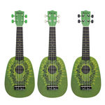 21 Inch 12 Fret Corda 4 Basswood Ukulele Guitarra Acústica Elétrica Kiwis Estilo Ukelele Para O Amante Instrumento Musical