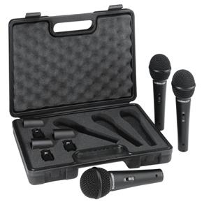 1 Kit com 3 Microfones XM1800S Behringer Preto