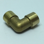 1 Pc G1/8 "cotovelo Fêmea Duplo 90 Graus Adaptador De Bronze Conector Encaixe De Tubulação