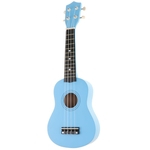 21 Polegadas 4 Cordas Iniciantes Ukulele Havaí Guitarra Instrumentos Musicais Azul