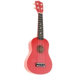 21 Polegadas 4 Cordas Iniciantes Ukulele Havaí Guitarra Instrumentos Musicais Vermelho