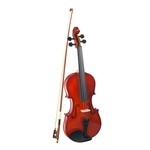 1/2 Tamanho Soild Madeira Basswood Violino Violino Com Caixa De Armazenamento Para Beignners