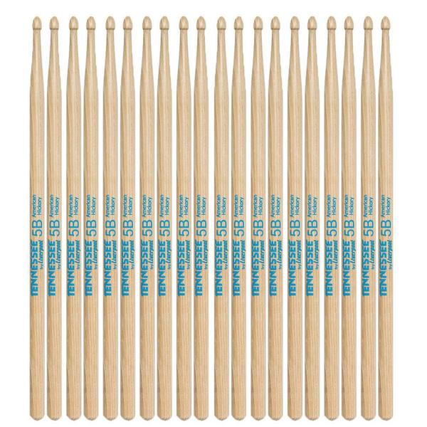 10 Pares Baqueta Liverpool Tennessee 5B American Hickory