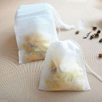 Summer 100PCS 5.5 * 7cm não tecido tração da corda Teabags Sealed Filtro de saco de chá de erva Pouch