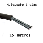 15 Mts Multicabo 6 Vias X 24 Awg Datalink Esp E Numerado