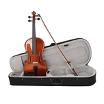 16 polegadas Natural Acústico Viola de madeira maciça com armazenamento caso Bow Rosin presente para namorado Musical