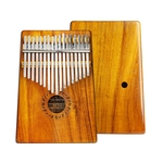17 Key Kalimba Thumb Piano Acacia De madeira Cor Toy Gift Portable