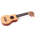 17 polegadas Redwood Mini Pocket Guitar Ukulele Music Instrument Toy com bolsa