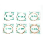 12x Durable Folk Guitar String Replacement Accessory Musical Instrument Part