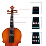4/4 Violino Fretboard Posição Etiqueta Fiddle Finger Chart Para Estudantes