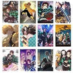 42 * 29 Centímetros Japonês Popular Anime Demônio Assassino: Pintura Kimetsu Sem Yaiba Kamado Tanjirou Kamado Nezuko Cosplay Wall Art Poster Para Casa Decor