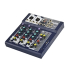 4 Channel Live Mixer console de mistura 3-Band EQ Built-in Effect Processor