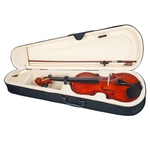 3/4 Escala Soild Madeira Basswood Violino Violino Com Caixa De Armazenamento Para Beignners