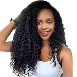 24 Wigs Wigs Perucas Sintéticas Do Cabelo Encaracolado Do Afro Para O Preto Perverso Longo Da Mulher Preta