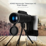 FLY 40X60 BAK4 Monocular Telescope HD Mini Monocular para exterior Caça Camping com grampo de telefone Binoculars
